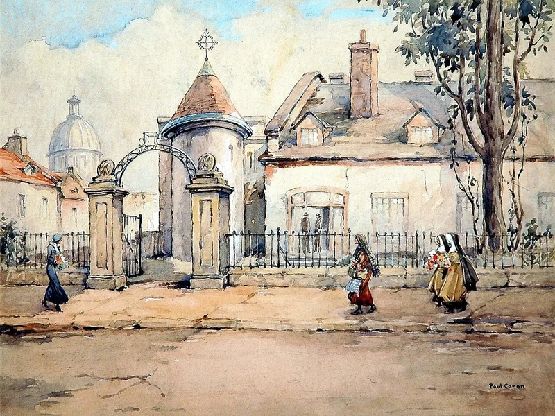 1874-Paul Caron - Castello di Ramezay